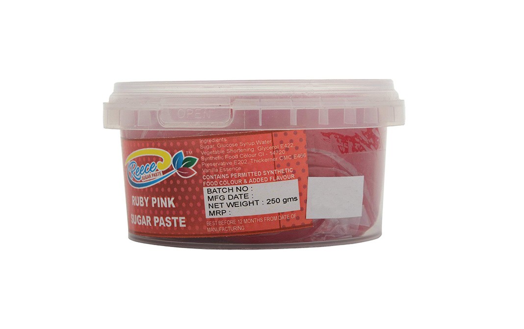 Reece Ruby Pink Sugar Paste    Tub  250 grams